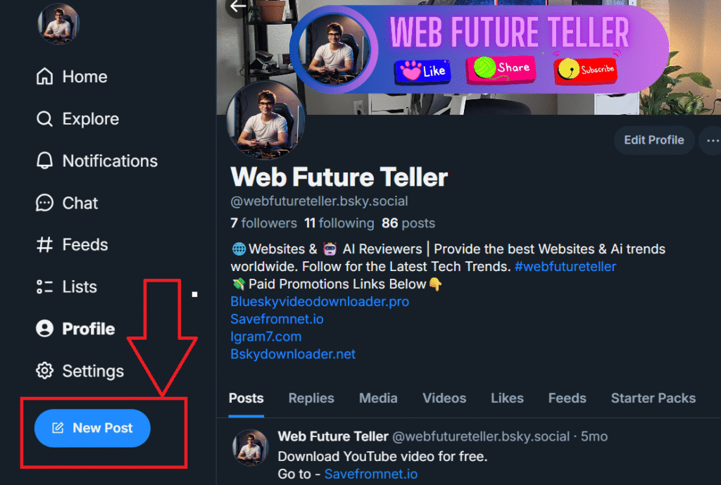 How to Post on Bluesky
