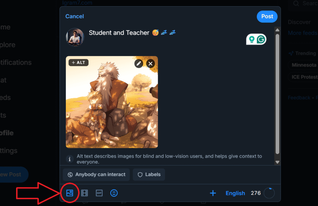 How to Post on Bluesky