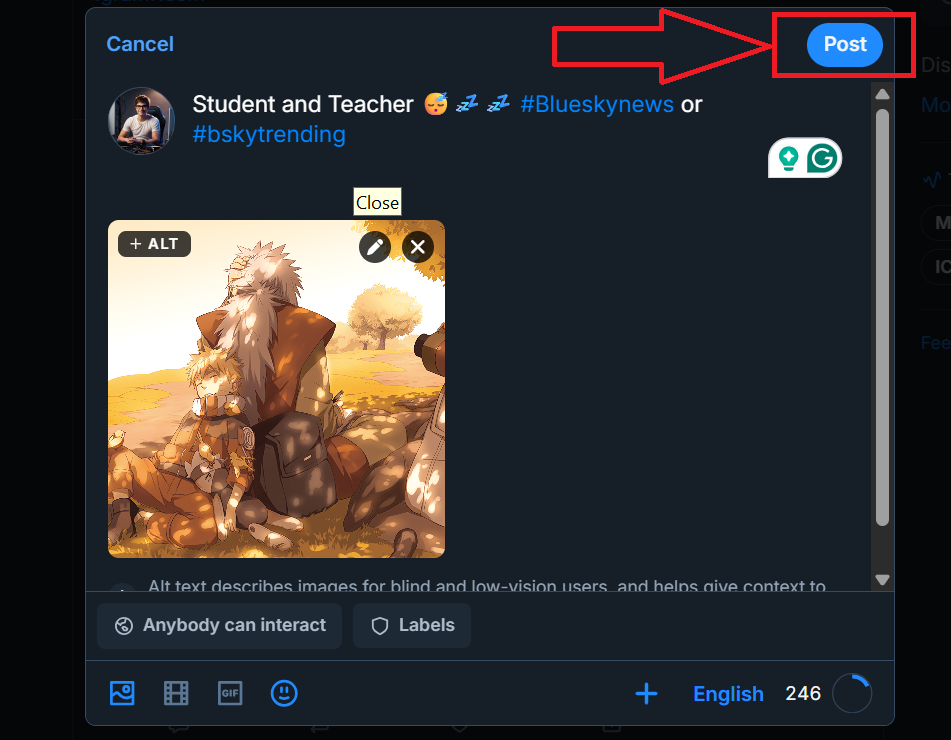 How to Post on Bluesky