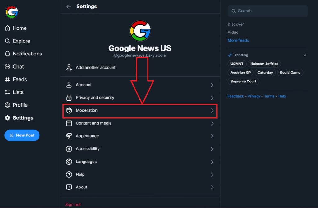 How to Find Moderation Lists on Bluesky
