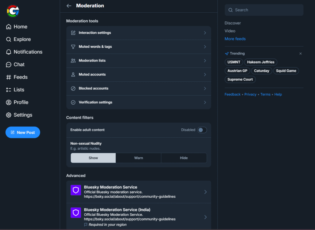 How to Find Moderation Lists on Bluesky